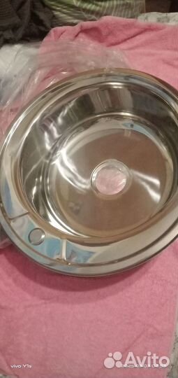 Мойка круглая для кухни из нержавейки