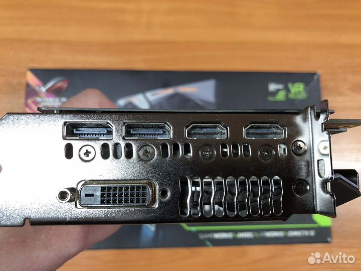 Видеокарта asus Rog Strix GTX 1070 8gb