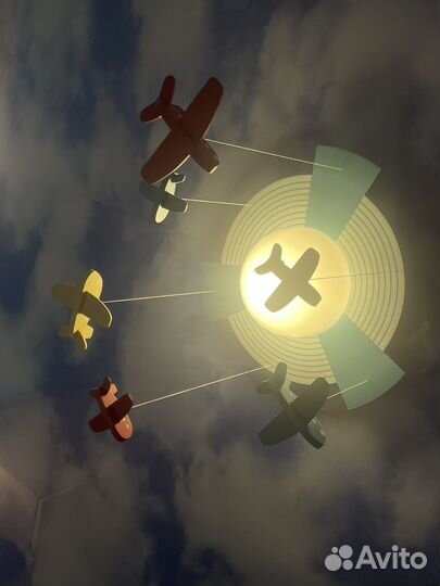 Люстра самолетики