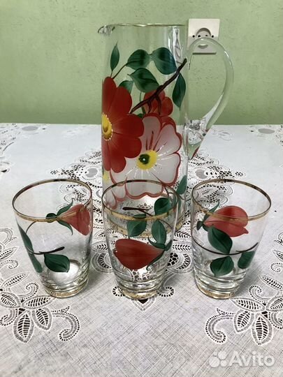 Стаканы и графин СССР