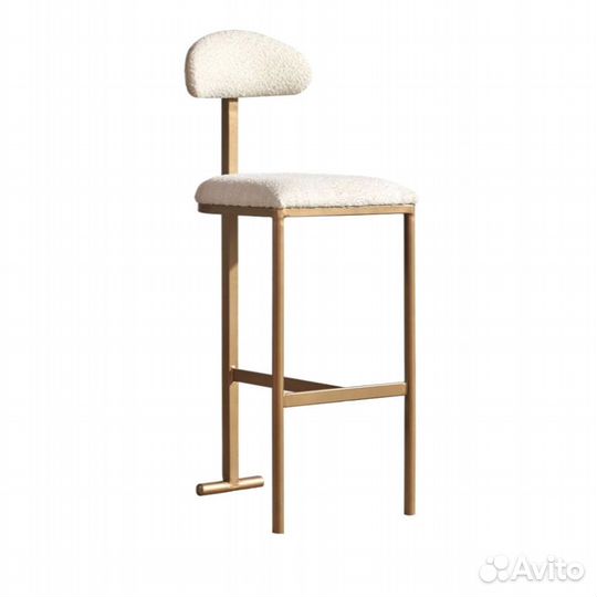 Барный стул с оттоманкой