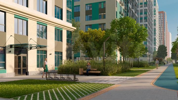 3-к. квартира, 55,7 м², 4/22 эт.