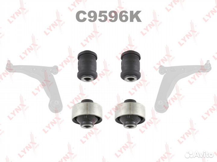 Lynxauto C9596K Сайлентблок рычага mitsubishi lanc