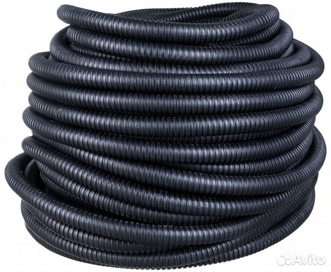 Металлорукав в пвх изоляции мрпи нг 20 d20мм без протяжки черн. (уп.50м) гофроматик/зэтарус zeta4222