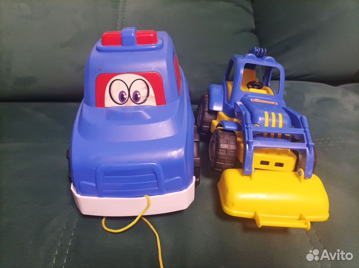 Трактор и машинка