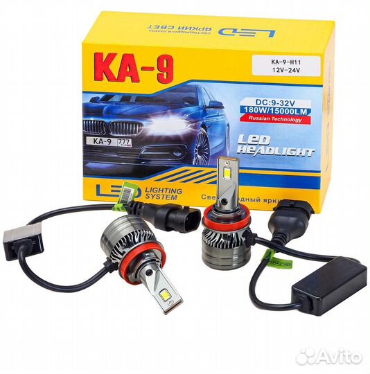 Светодиооные лампы KA-9 Led 12V 24V, Все цоколи