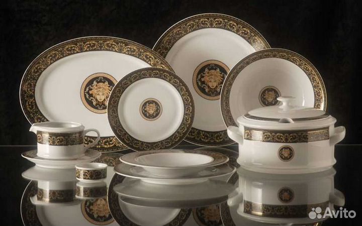 Столовый сервиз Leander Версаче на 12 персон