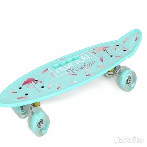 Скейтборд детский колеса светятся