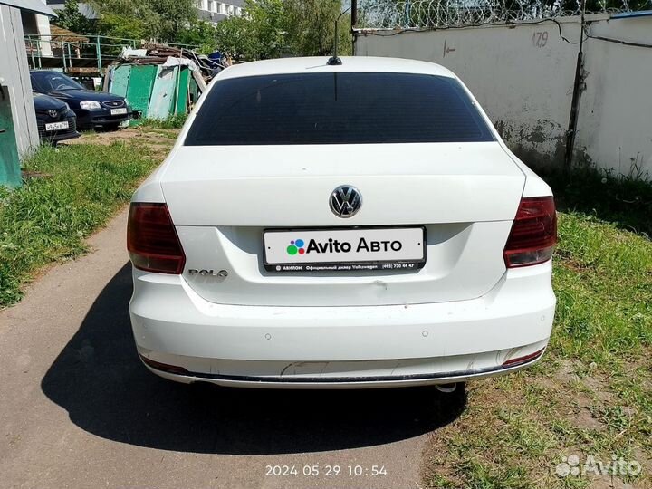Volkswagen Polo 1.6 AT, 2018, 214 000 км
