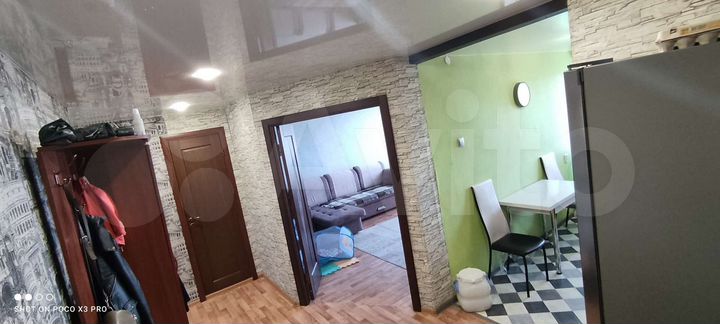 3-к. квартира, 60 м², 2/3 эт.