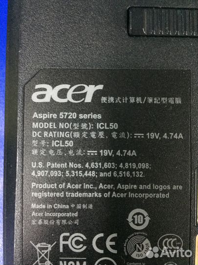 Ноутбук Acer aspire 5720G-1A1G16Mi