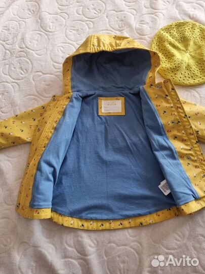 Плащ для девочки непромокаемый 12-18 мес