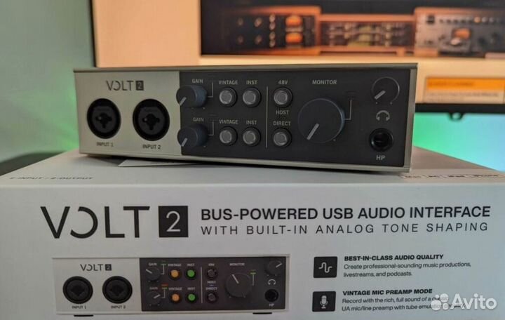 Звуковая карта Universal Audio volt 2