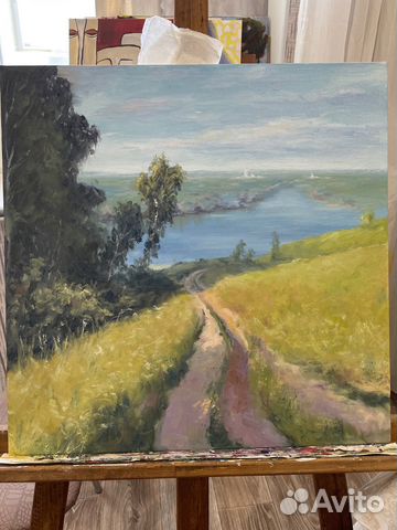 Картина маслом на холсте пейзаж