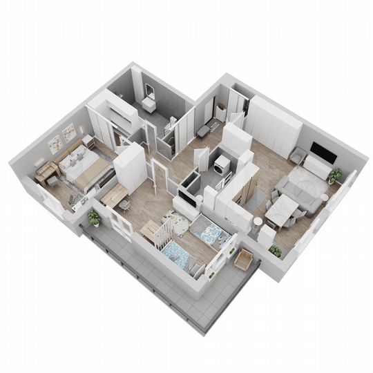 3-к. квартира, 95,2 м², 22/22 эт.