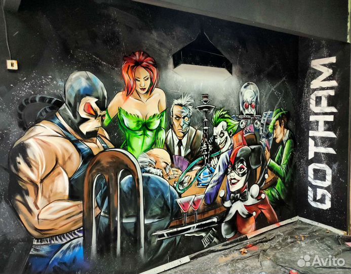 Роспись стен, Граффити,Картины