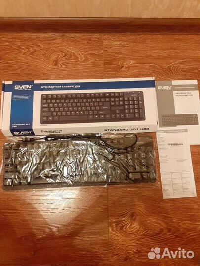 Новые клавиатуры sven standard 301USB,dell KB212-B