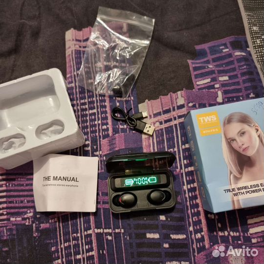 Беспроводные наушники tvs bth-f9-5