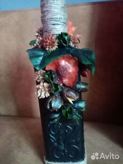 Бутылка для декора