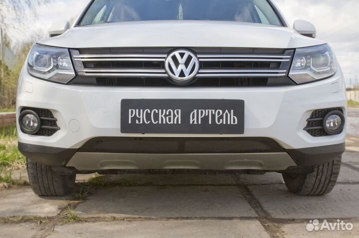 Защитная сетка решетки бампера Volkswagen Tiguan