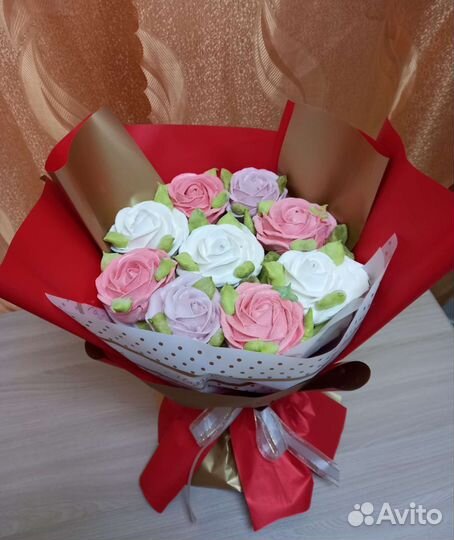 Зефирные букеты на заказ