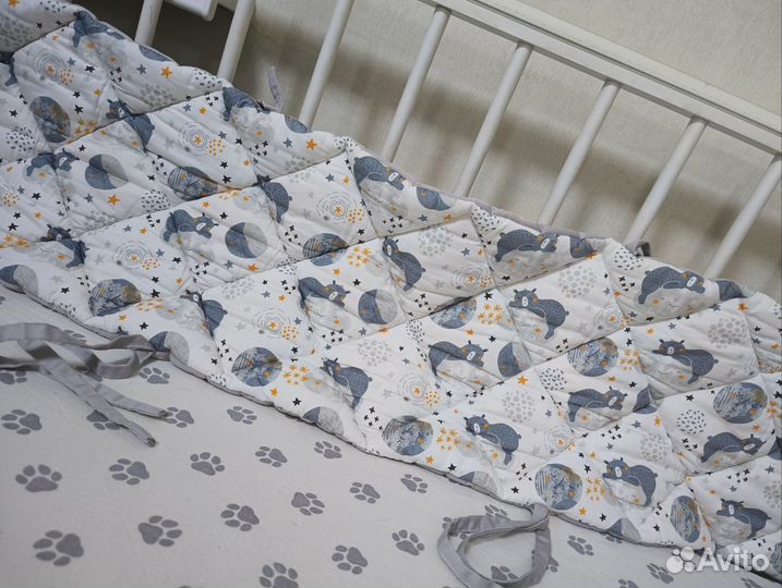 Бортики в детскую кроватку