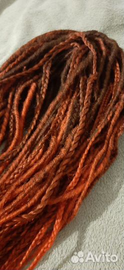 Де-дреды с добавлением кос