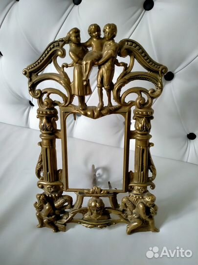Фото рамка,латунь