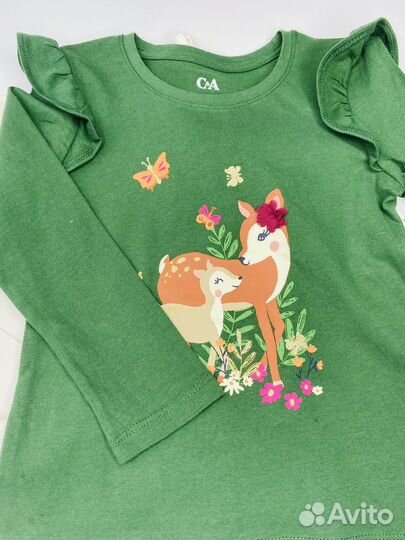 Лонгслив для девочки