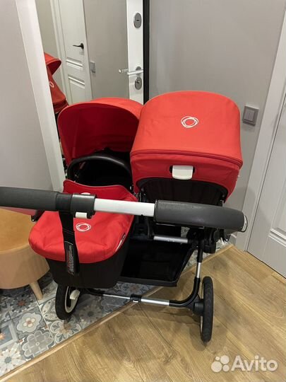 Коляска для двойни и погодок bugaboo donkey twin