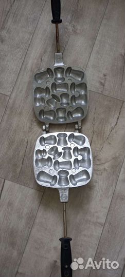 Вафельница орешница СССР и пельменница