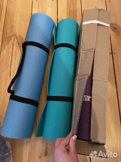 Коврик для фитнеса новый