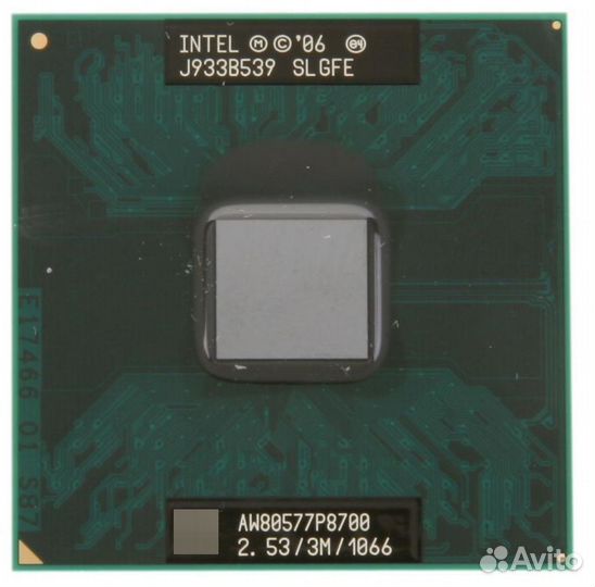 Процессор Core 2 Duo Mobile P8700 2x2,53Ghz slgfe