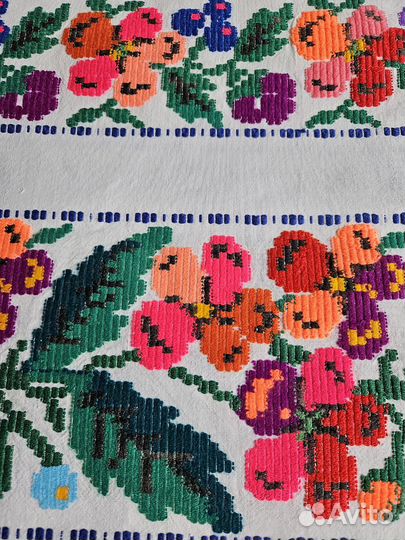 Ршник льняной, старинный, домотканый