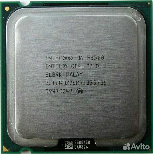 Процессоры на пк и ноут