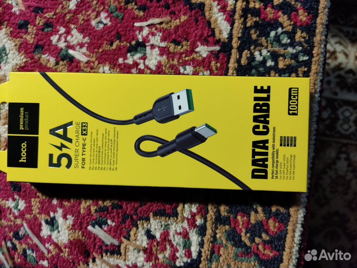 Кабели Hoco USB type c, iPhone(4,5) и др