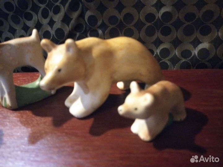 Статуэтки,звери нашего леса