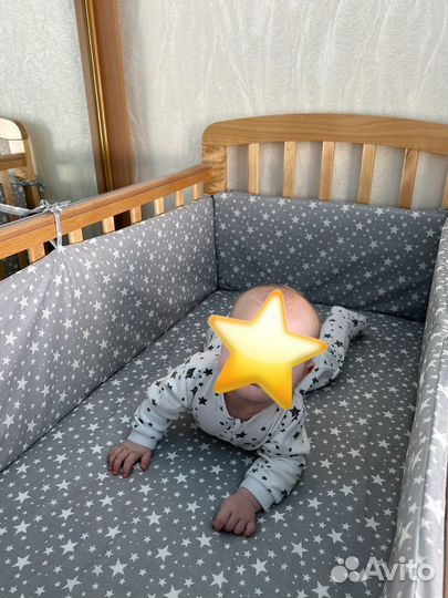 Детская кроватка + матрас