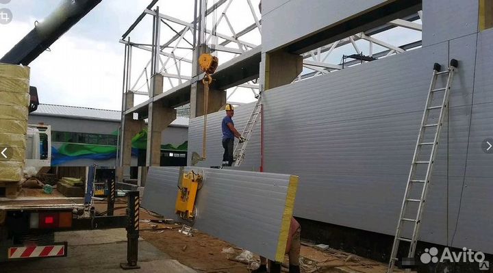 Монтаж Металлоконструкций и Сэндвич панелей