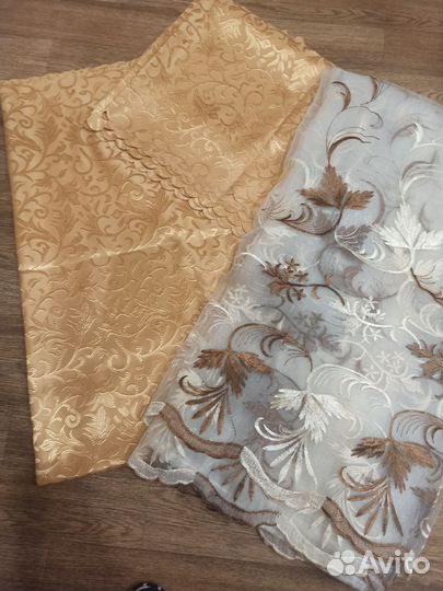 Комплект шторы и тюль