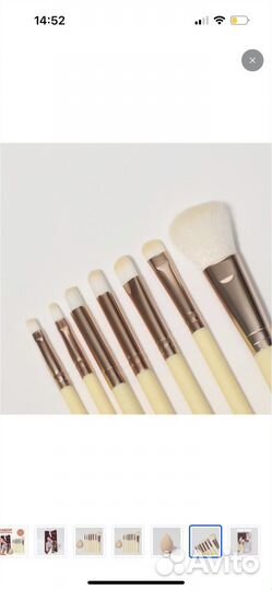 Набор кисти для макияжа+спонж