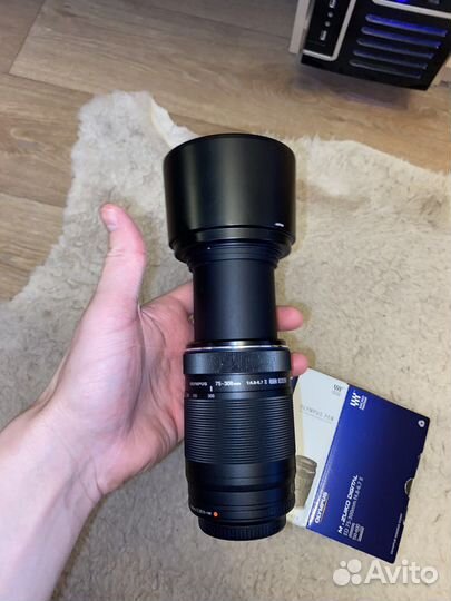 Объектив olympus M.zuiko digital ED 75-300mm