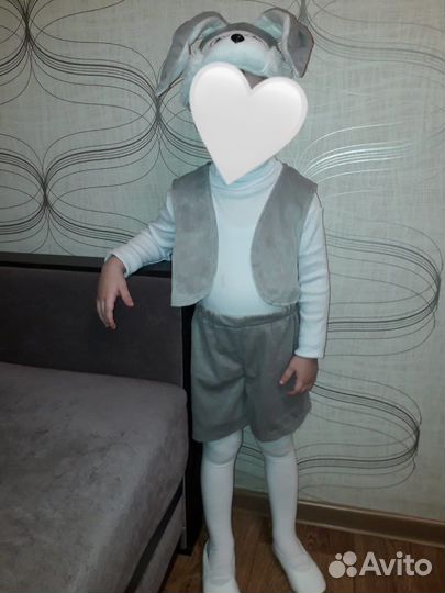 Новогодний костюм зайца