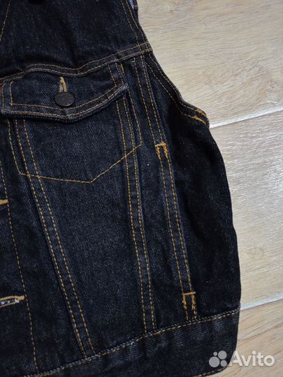 Джинсовая Жилетка authentic style 128 см