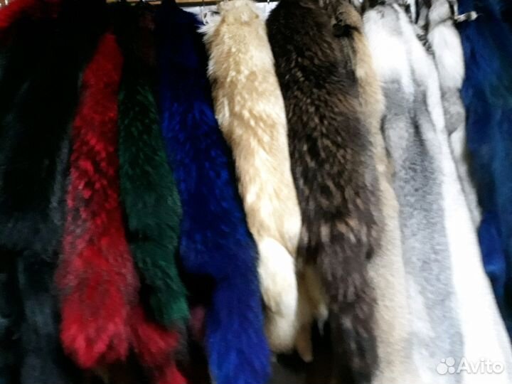 Большие шкурки лисы, Чернобурки 