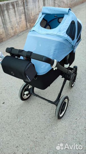 Шикарная Bugaboo buffalo total black 2в1 или 3в1