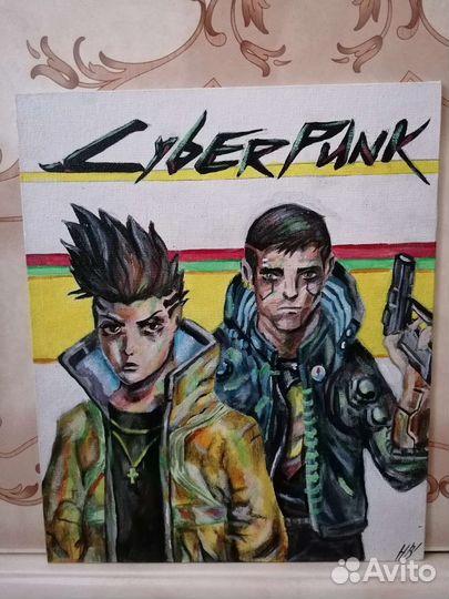 Рисую картины в стиле аниме