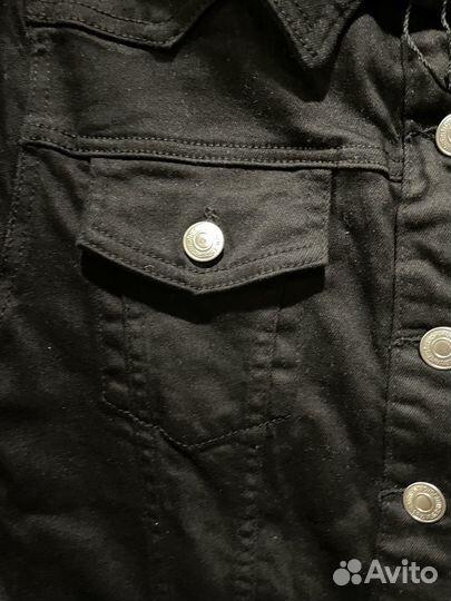 Черный комбинезон из Денима 46-48