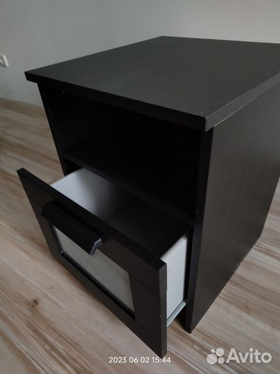 Тумба прикроватная 2шт IKEA «Brimnes» 40*40*54см