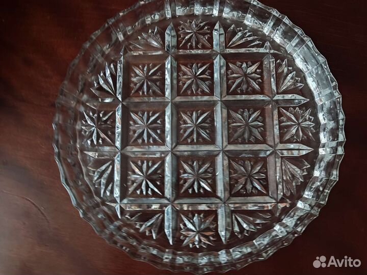 Хрустальное блюдо